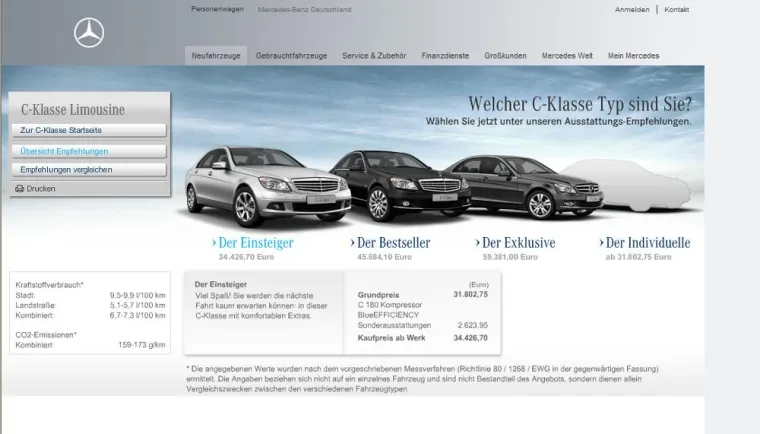 NOLTE&LAUTH entwickelt Online-Ausstattungsempfehlung für Mercedes-Benz PKW Bild: NOLTE&LAUTH entwickelt Online-Ausstattungsempfehlung für Mercedes-Benz PKW