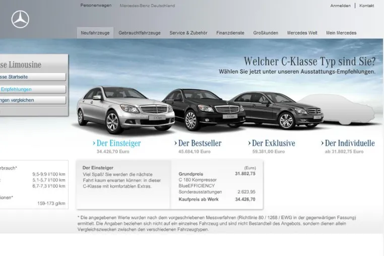 Bild: NOLTE&LAUTH entwickelt Online-Ausstattungsempfehlung für Mercedes-Benz PKW