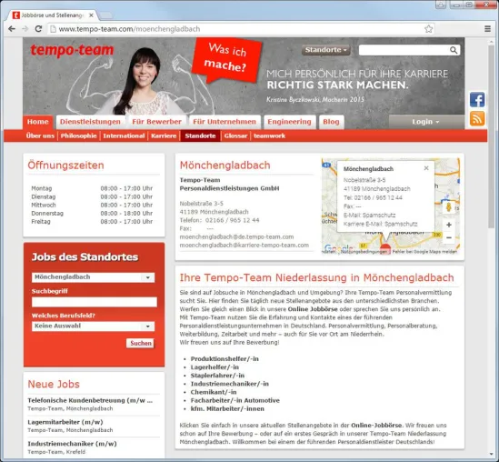 Bild: Tempo-Team Personaldienstleistungen eröffnet neue Niederlassung in Mönchengladbach