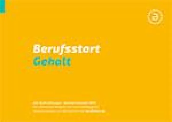 Bild: Erste Ausgabe Berufsstart Gehalt zum Thema Einstiegsgehalt für Absolventen