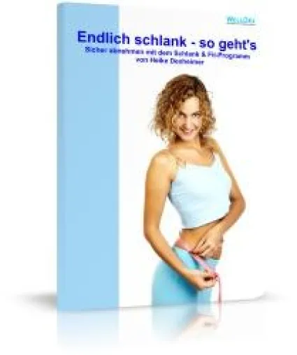 Bild: Durch Bücher schlank - Gesund abnehmen leicht gemacht mit dem Schlank Buch „Endlich schlank - so geht’s“