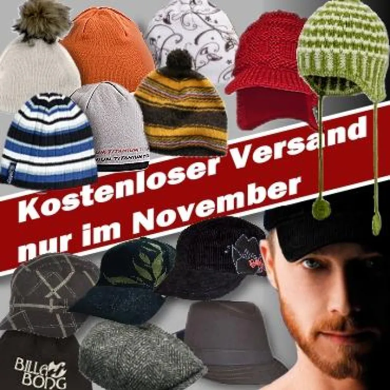 Winterkollektionen sind da: Basecaps, Hüte, Mützen bei CAPS AND SOX