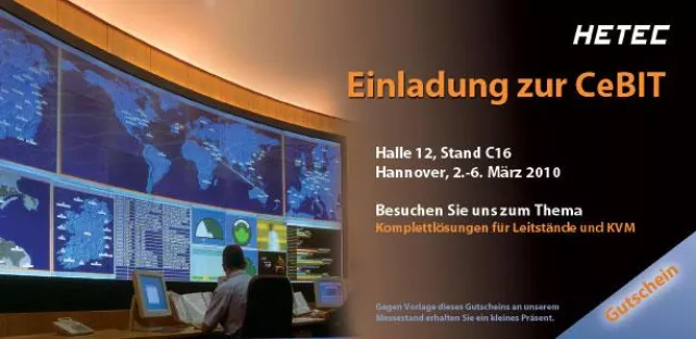 Bild: Neueste Technologie für den Kontrollraum, Leitstand, Leitstelle, Leitwarte