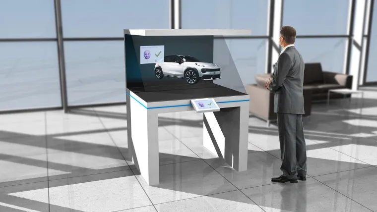 Bild: HOLOCO 4.0 – Interaktives Hologramm mit Echtzeit-Personalisierung