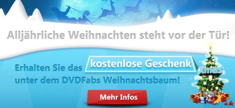 DVDFab Weihnachtsfeier 2015 ist online mit dem überraschten Geschenk Bild: DVDFab Weihnachtsfeier 2015 ist online mit dem überraschten Geschenk