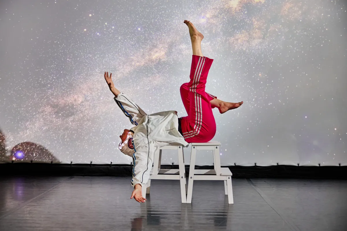 Lykke Langer spielt WINTERKIND - eine autobiografische Theaterreise (© Kerstin Nussbaecher)