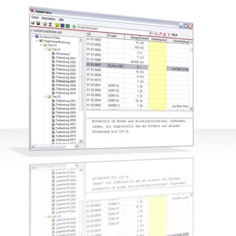 GAEB-Online VIewer