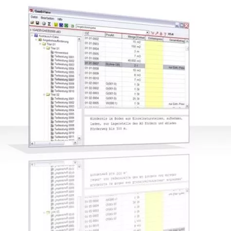 Bild: GAEB-Online Viewer 5.0 - GAEB-Angebote direkt in MS-Excel erstellen