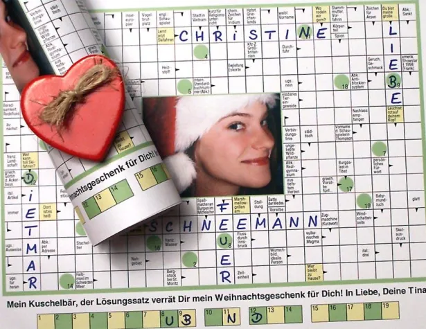 Bild: Guten Freunden gibt man ein Rätsel