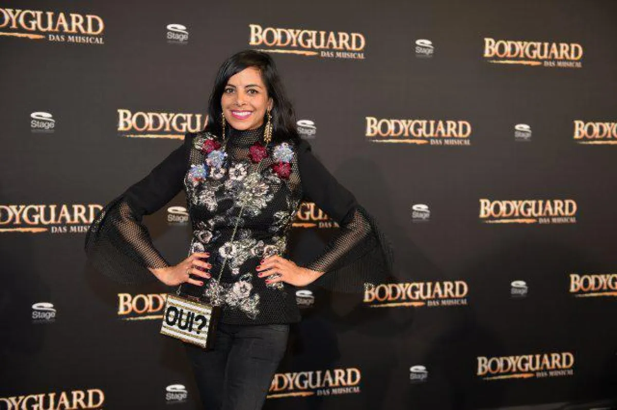 Begeisterter Premierengast: Moderatorin Collien Ulmen-Fernandes