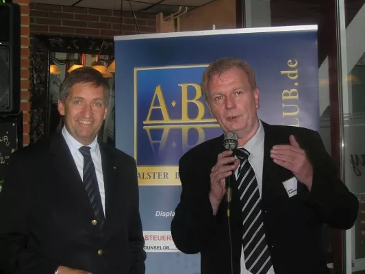 Bild: Hamburger Flughafen Chef beim ALSTER BUSINESS CLUB