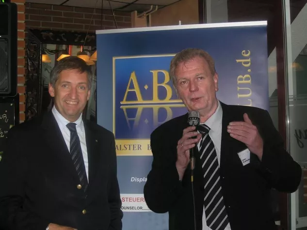 Bild: Hamburger Flughafen Chef beim ALSTER BUSINESS CLUB