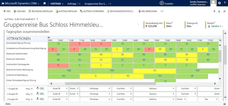 Bild: Neues Buchungsmodul für Microsoft Dynamics CRM