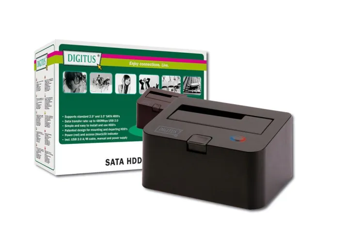 Bild: USB Docking Station für 2,5’’ und 3,5’’ SATA Festplatten von DIGITUS®