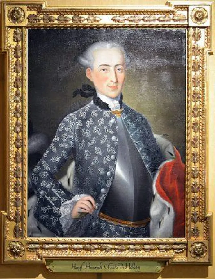 Hans Heinrich V. von Hochberg, Lwd., 1767; Schlossmuseum Pless;  Fotonachweis: Oberschlesisches Landesmuseum