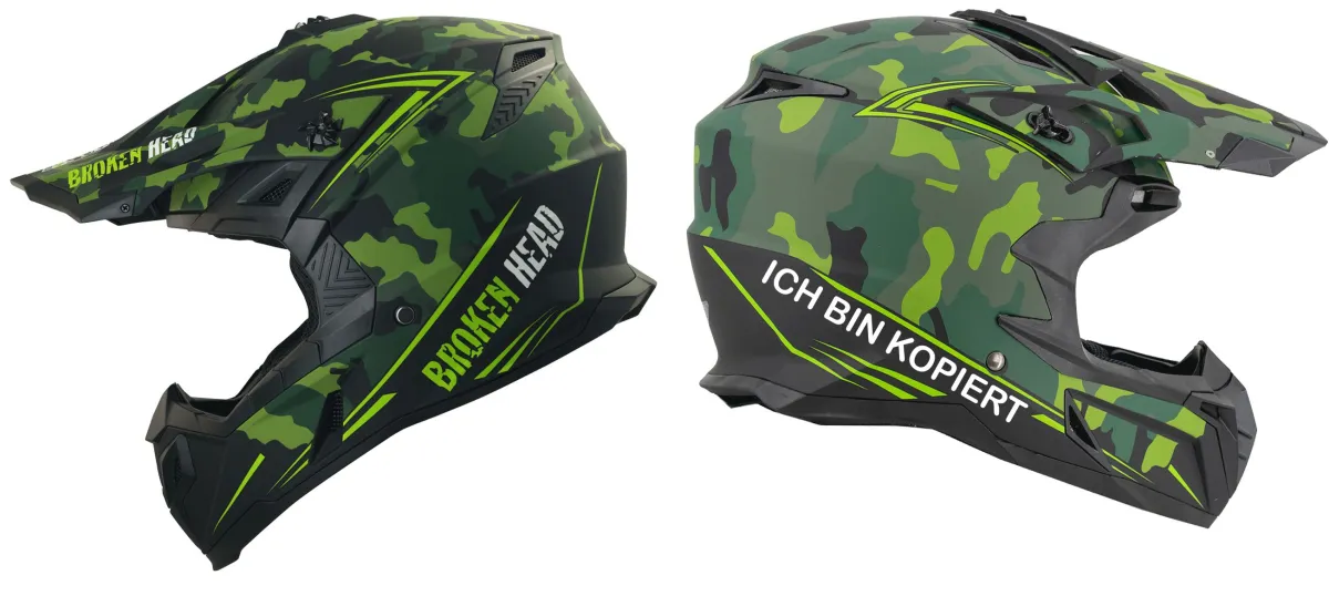 Broken Head Squadron Original und Kopie (© Broken Head)