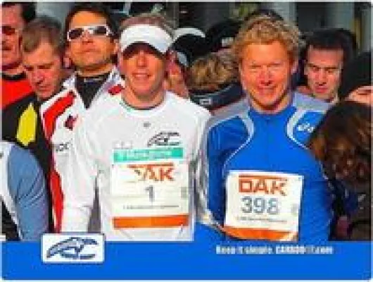 Bild: Carboo4U Botschafter Steffen Justus gewinnt den Halbmarathon in Saarbrücken in einer guten Zeit