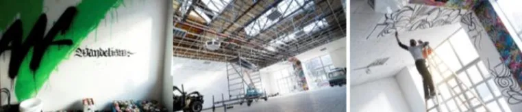 Bild: Die schnellste Art der Stadt: WANDELISM: 60 Kunstlerinnen und Kunstler, eine Woche temporare Kunst
