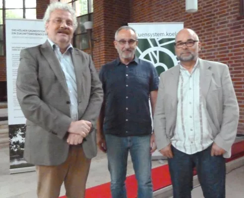 Bild: Verteilerkreis Köln-Süd: Anwohnervorschlag beseitigt Staus, trotz Bahn-Querung! Stadt sagt Prüfung zu!