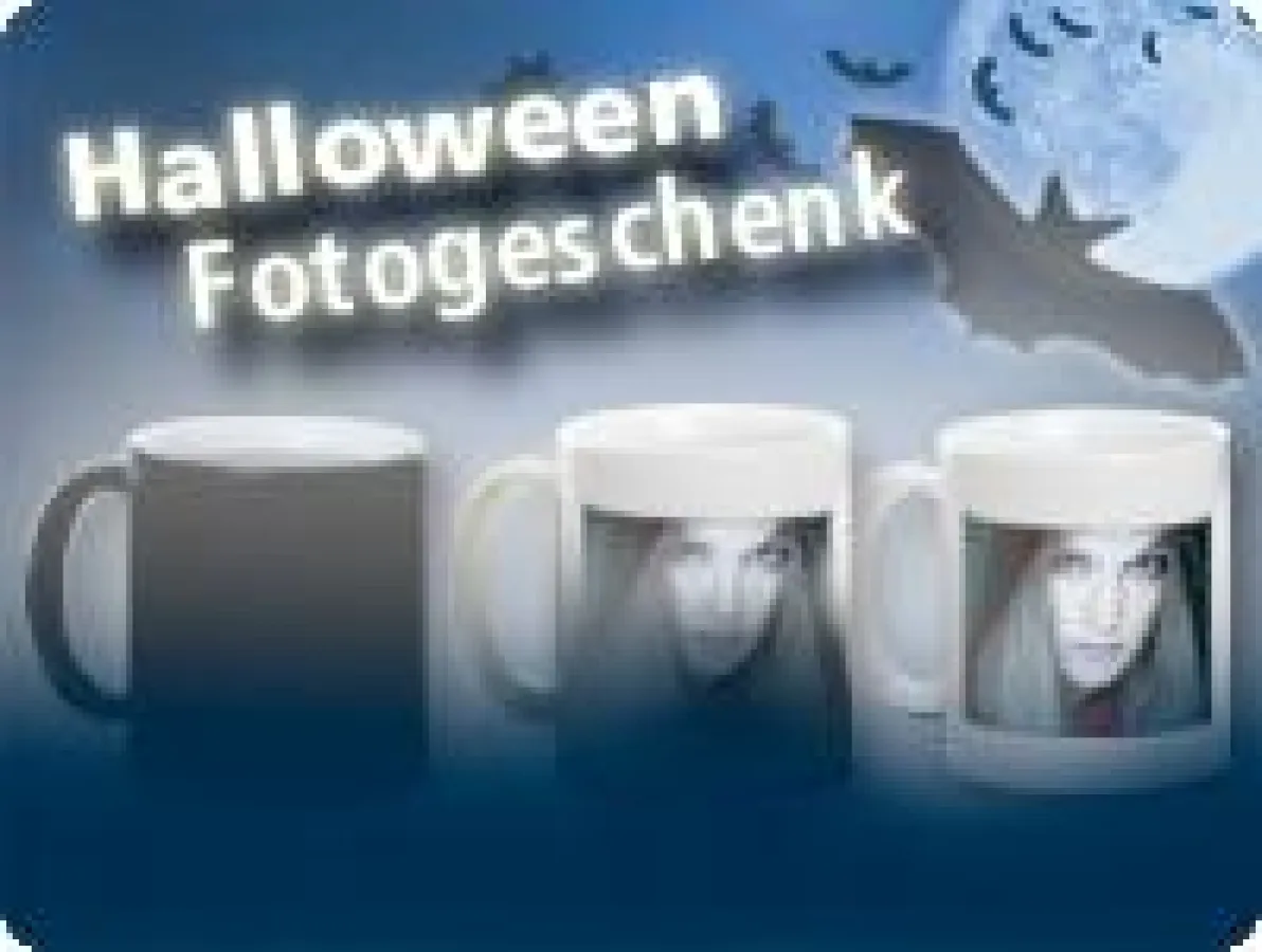 Halloween-Geschenk – die Zaubertasse von printeria