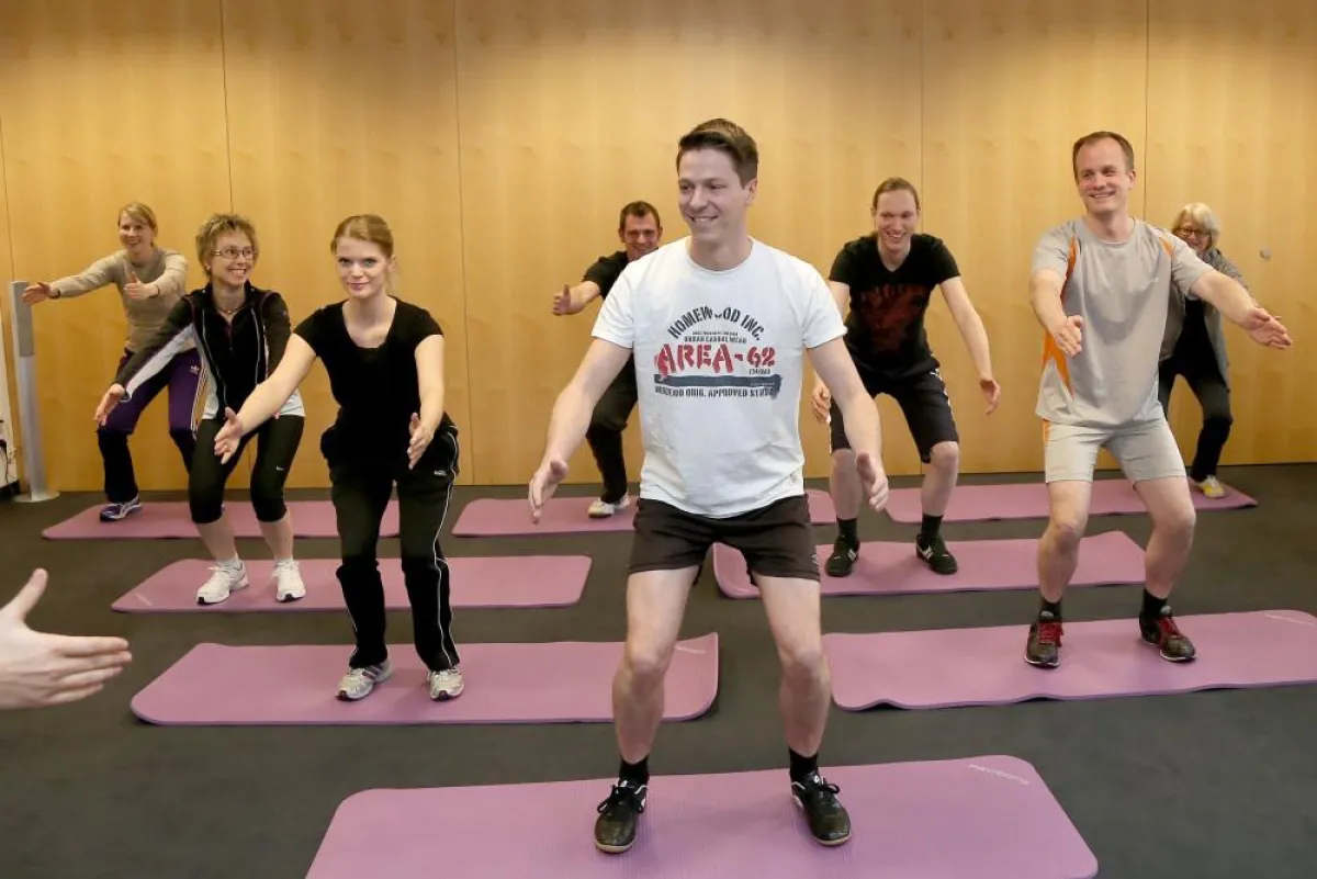Peter van den Eertwegh beim wöchentlichen Training