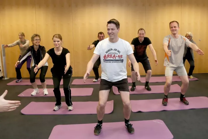 Bild: Fit in der Firma