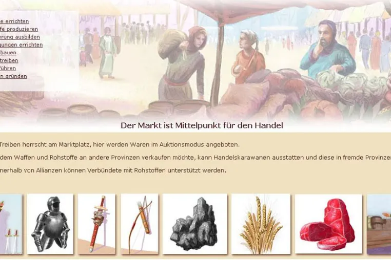 Bild: my-Dynastie – Relaunch des browserbasierten Mittelalter-Strategie-Spiels