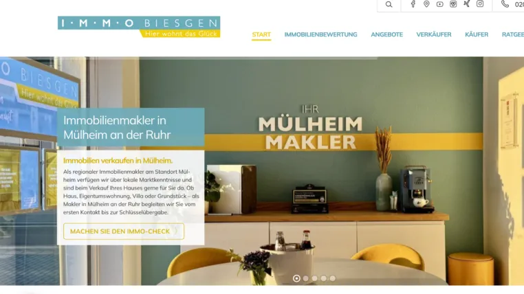 Bild: Immo Biesgen GmbH - Ihr Immobilienmakler in Mülheim an der Ruhr	