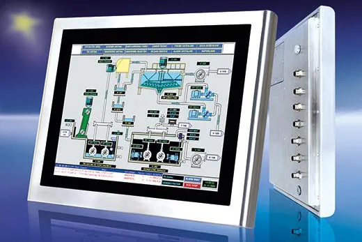 Bild: 15“ Panel-PC mit Intel Skylake CPU ist rundum IP66 geschützt !