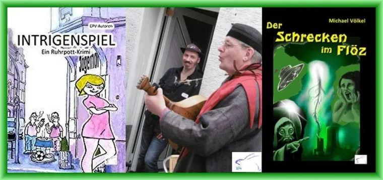 Bild: Buchpräsentation mit Musik: Michael Voelkel – Der Schrecken im Flöz