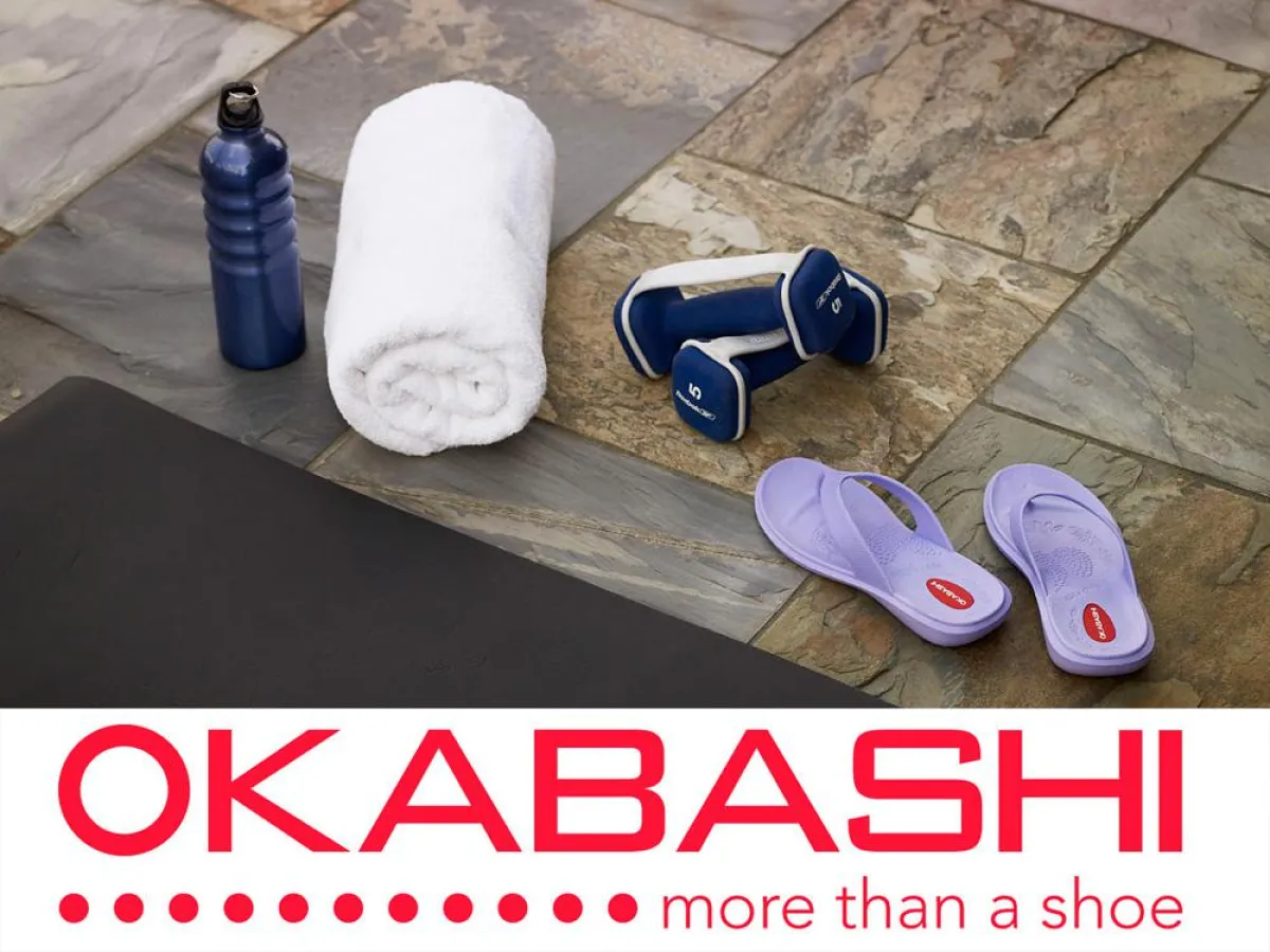 Okabashi Flip Flops für Sport, Fitness und Wellness