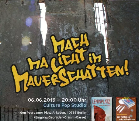 Bild: Lesung: Ma ma' Licht im Mauerschatten