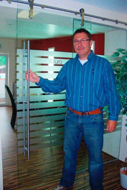 Glasermeister Ralf Teichmann