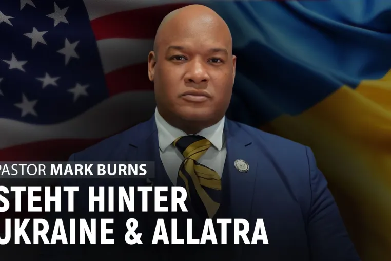 Bild: Pastor Mark Burns unterstützt Ukraine und fordert ein Ende der Verfolgung von ALLATRA