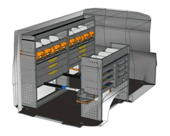 Bild: Eine StoreVan mobile Werkstatt nach Maß für den Sektor Elektromontage und Anlagenbau
