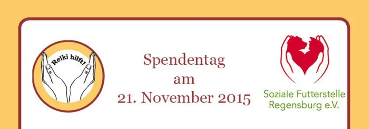 Bild: Etwas Gutes für Mensch und Tier: Beim Spendentag am 21.11.2015 im Reikihaus Bauer