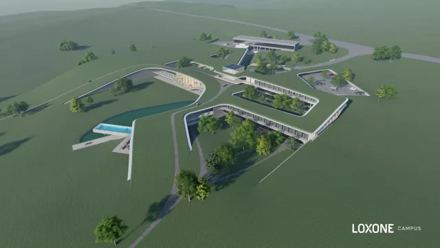 Bild: Der Loxone Campus wird gebaut: Das Epizentrum für intelligente Gebäudeautomation im Herzen Europas