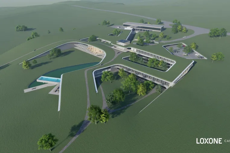 Bild: Der Loxone Campus wird gebaut: Das Epizentrum für intelligente Gebäudeautomation im Herzen Europas