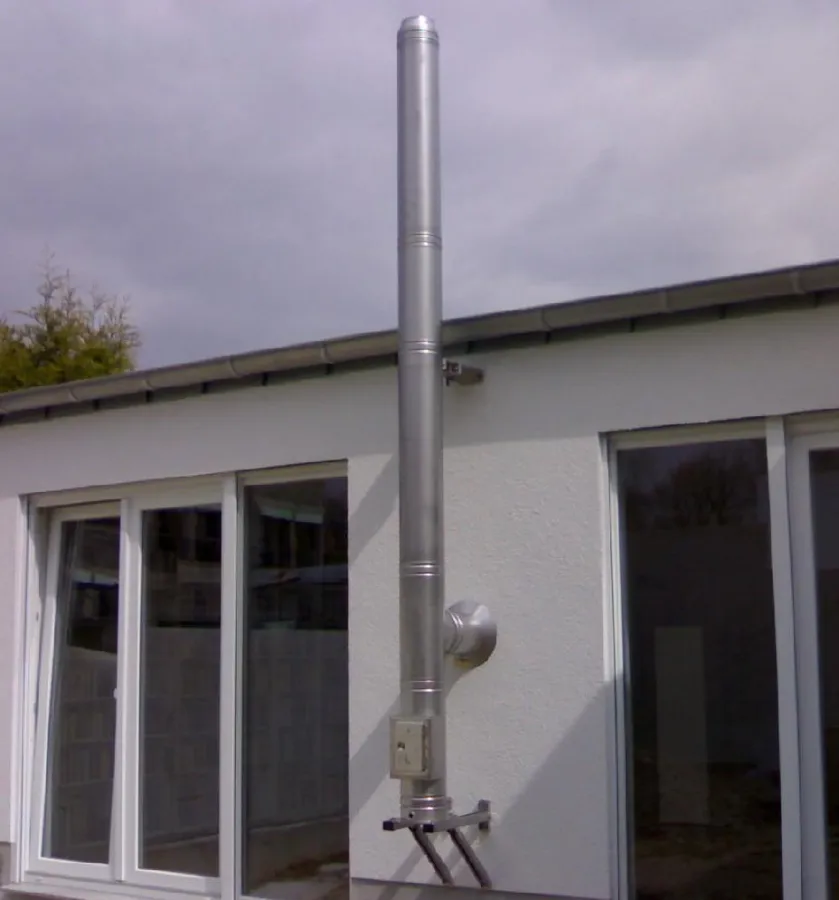 Feuerstätte im Bungalow