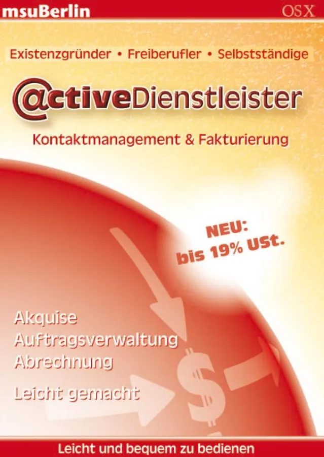 activeDienstleister Kunden, Aufträge und Rechnungen MAC