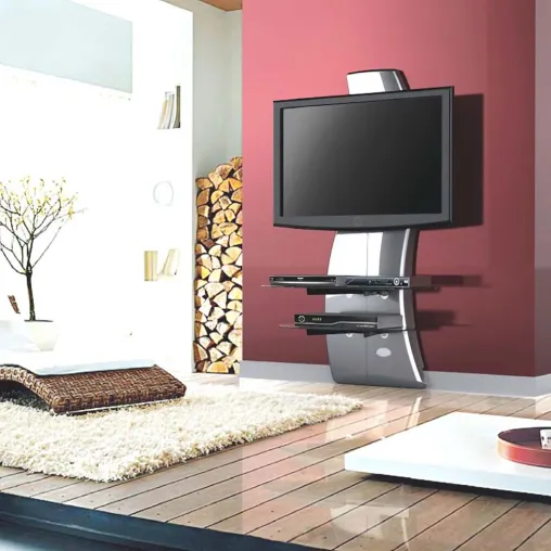 Bild: Formvollendetes TV-Rack für moderne Flachbildschirme