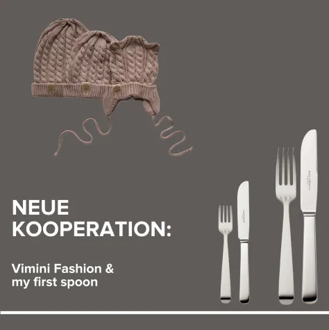 Bild: It's a Match! My first spoon hat einen neuen Kooperationspartner: vimini Fashion