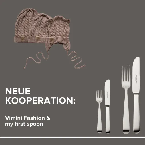 Bild: It's a Match! My first spoon hat einen neuen Kooperationspartner: vimini Fashion
