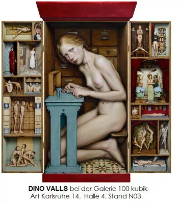 Bild: Galerie 100 kubik @art KARLSRUHE 2017 – Dino Valls