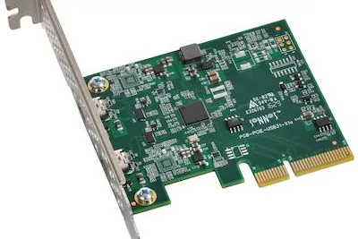 Bild: Ultraschnelle Datenübertragung: Sonnet präsentiert die Allegro PCIe-Karte mit zwei USB-C-Ports