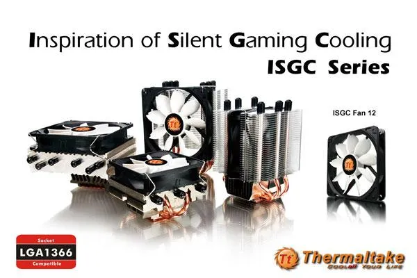 Bild: Thermaltake ISGC Coolers - Silent Cooling is Possible