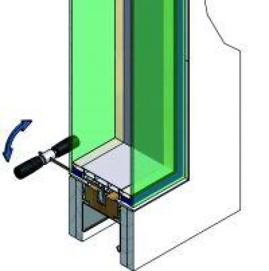Planline: die Lösung für den Trockenbau. Transparent. Flächenbündig. Systemgeprüft (Abb. Glasaufbau Planline © Glastec)