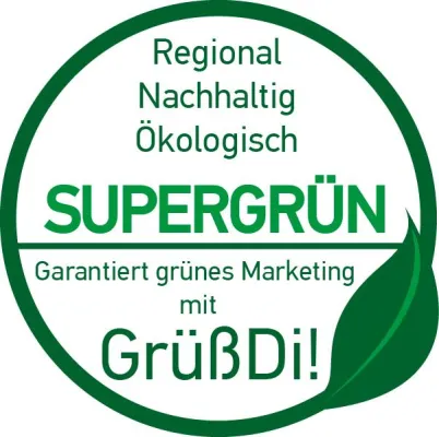 Bild: GrüßDi! Studio ist Supergrün. Die Agentur arbeitet regional, nachhaltig und ökologisch.