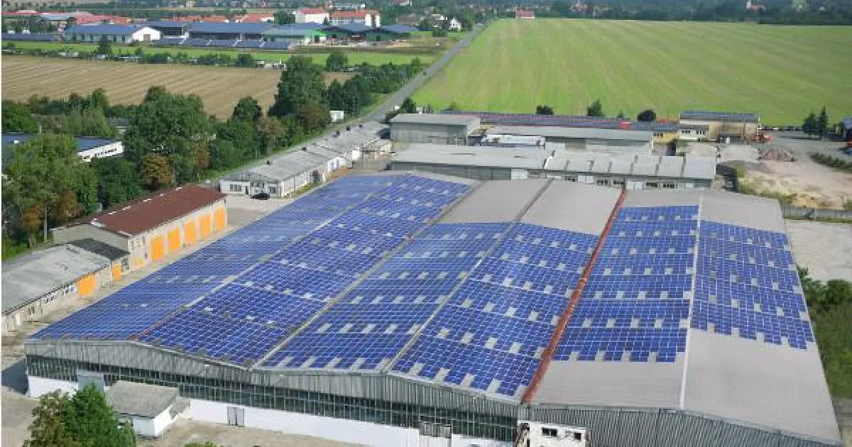Solardach in Dahlen