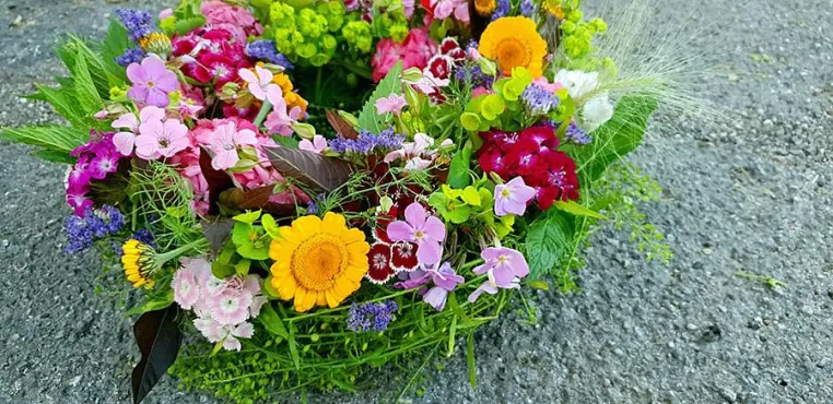 Blütenkurs "Blüte trifft Köstlichkeit" am 25. August in München Bild: Blütenkurs "Blüte trifft Köstlichkeit" am 25. August in München
